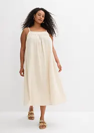 Robe à fines bretelles en viscose mélangée, bonprix