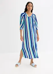 Robe caftan rayée en viscose texturée, bonprix