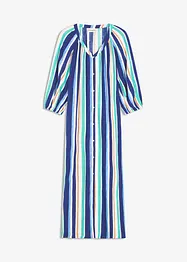 Robe caftan rayée en viscose texturée, bonprix