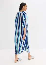 Robe caftan rayée en viscose texturée, bonprix