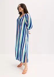 Robe caftan rayée en viscose texturée, bonprix