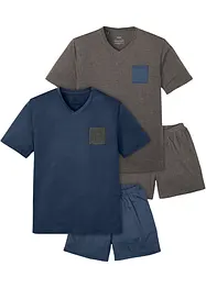 Lot de 2 pyjashorts (4 pces), bonprix
