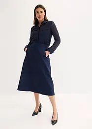 Chemisier transparent et texturé, bonprix