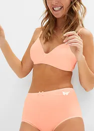 Lot de 3 slips taille haute, bonprix