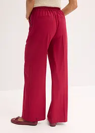 Pantalon large avec ceinture décorative, bonprix