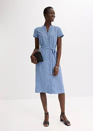 Robe-chemise à pois, bonprix