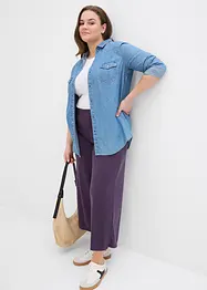 Pantalon en jersey à taille élastiquée, bonprix