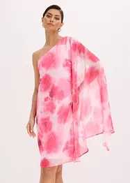 Robe asymétrique en crêpe fin, bonprix