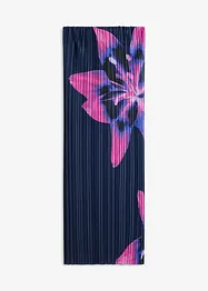 Robe bustier plissée en satin brillant, bonprix