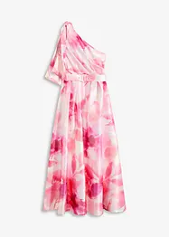 Robe asymétrique en satin brillant, bonprix