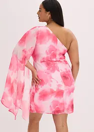 Robe asymétrique en crêpe fin, bonprix