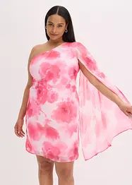 Robe asymétrique en crêpe fin, bonprix