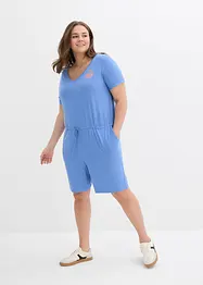 Combishort fluide en jersey de viscose mélangée, bonprix