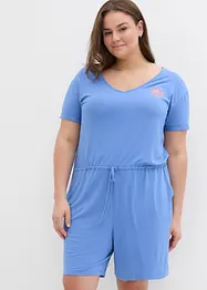 Combishort fluide en jersey de viscose mélangée, bonprix