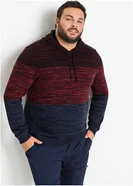 Pull en fine maille à capuche, bonprix
