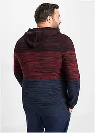Pull en fine maille à capuche, bonprix