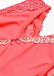 Lot de 2 slips à dentelle fine, bonprix