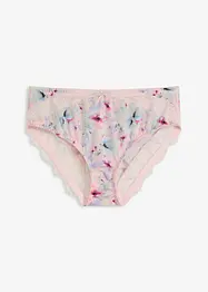 Lot de 2 slips Maxi à imprimé brillant, bonprix