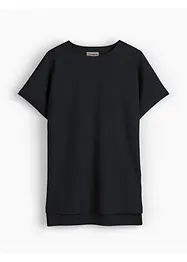 T-shirt plus long derrière en jersey coton épais, bonprix