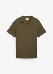 Polo en coton texturé, bonprix