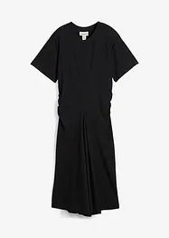 Robe en jersey crêpe texturé, bonprix