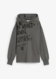 Sweat à capuche oversize, bonprix