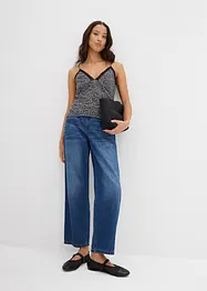 Top en mesh à fines bretelles, bonprix
