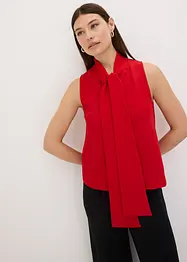 Top avec col à lavallière, bonprix