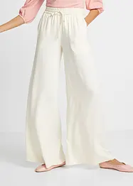 Pantalon fluide en viscose légèrement brillante, bonprix