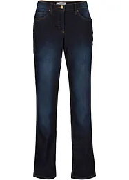 Jean droit taille mi-haute, extensible, bonprix