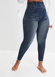 Legging sculptant sans coutures imitation jean, effet sculptant fort, bonprix
