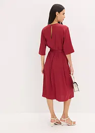 Robe midi en satin brillant, bonprix