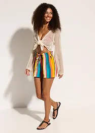 Gilet de plage transparent, aspect crochet, bonprix