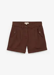 Short en twill, taille haute, bonprix