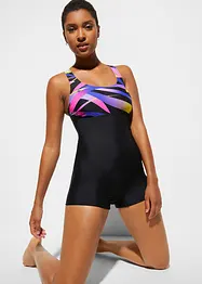 Maillot 1 pièce shorty, séchage rapide, bonprix