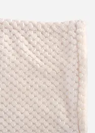 Plaid douillet de qualité, effet nid d’abeille, bonprix