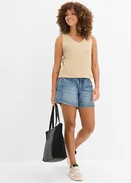 Lot de 2 débardeurs 100% coton, bonprix