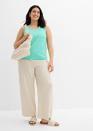 Lot de 2 débardeurs 100% coton, bonprix