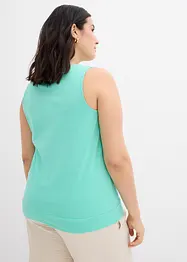 Lot de 2 débardeurs 100% coton, bonprix