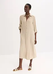Robe-chemise avec dentelle, bonprix