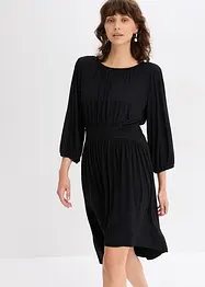 Robe en jersey avec fronces, bonprix