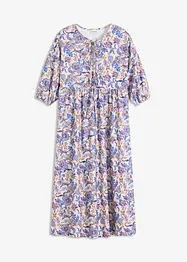 Robe en jersey avec lien à nouer à l’encolure, bonprix