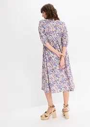 Robe en jersey avec lien à nouer à l’encolure, bonprix