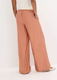Pantalon palazzo aspect brillant, bonprix