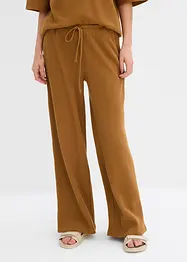 Pantalon 100% coton texturé, bonprix