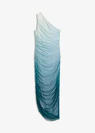 Robe col asymétrique en mesh, doublée, bonprix