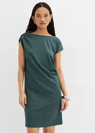 Robe courte en crêpe texturé, bonprix