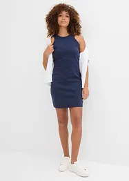 Lot de 2 robes à bretelles en interlock 100% coton, bonprix