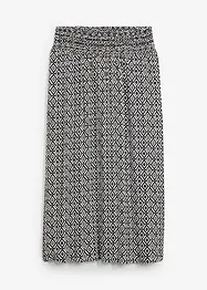 Jupe longue en crépon de viscose, bonprix