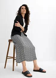 Jupe longue en crépon de viscose, bonprix